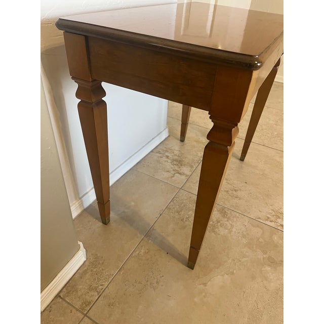 Wood Mid 20th Century Solid Wood Piano Organ Foyer Bench With Music Storage For Sale - Image 7 of 12