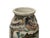 Vintage Asian Satusma Ceramic Handpainted Samurai Relief Dragon Motif Vase For Sale - Image 10 of 18