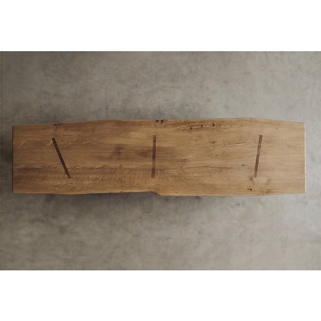 CLIFF Table in Wood from Marc Geneix For Sale - Image 4 of 7