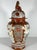 19th Century 19th Century Meiji Kutani Satsuma Lidded Vase: Hand-Painted Cranes & Scholars For Sale - Image 5 of 10