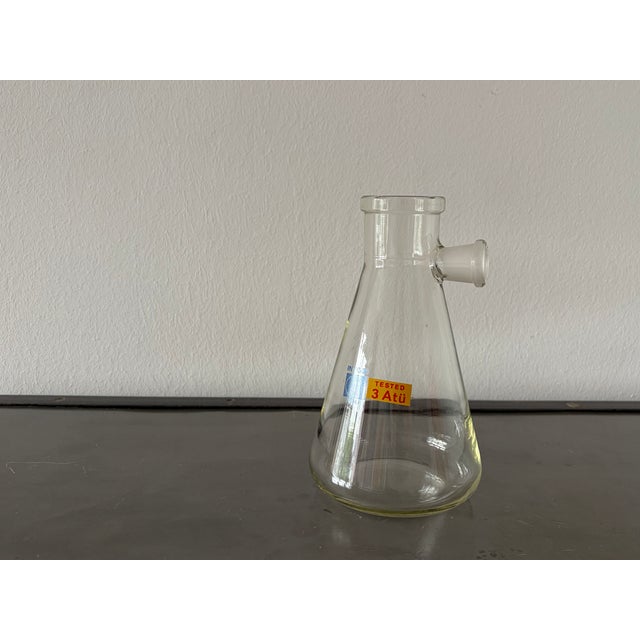 Glass Industrial Erlenmeyer Flask from Intos Pula, Yugoslavia, 1970s For Sale - Image 7 of 14