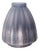 Cool Ice Blue Ribbed Vessel- Short For Sale