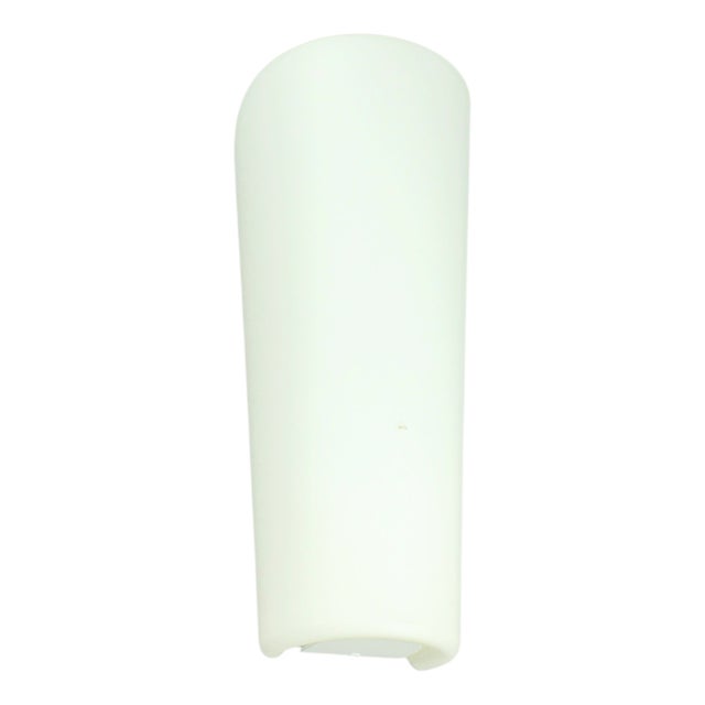 Large Mid-Century Modern Opaline Glass Wall Lamp by Wilhelm Wagenfeld for Peill & Putzler, Germany, 1950s For Sale