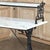 19th Century French Cast Iron Patisserie Display Table With Carrara Marble Tops For Sale - Image 14 of 18