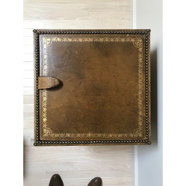 Leather Storage Trunk For Sale In Minneapolis - Image 6 of 7