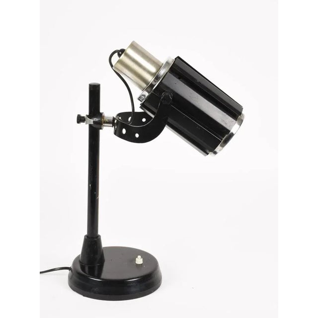 Mid-Century Italian Aluminium & Metal Table Lamp by Oscar Torlasco, 1960s For Sale - Image 12 of 13