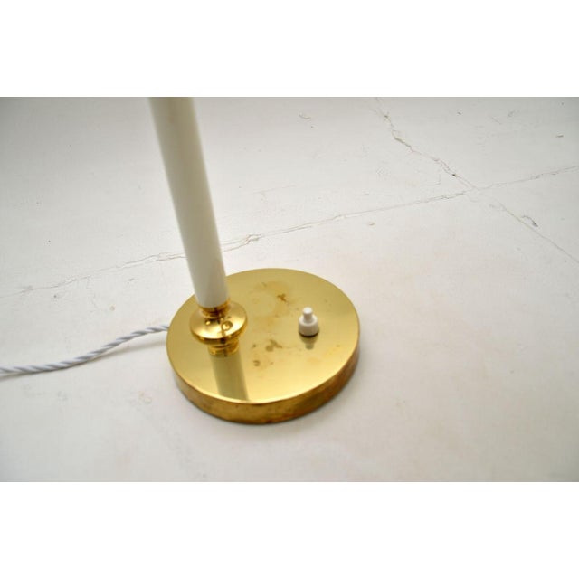 Vintage Swedish Brass and Tole Table Lamps from Boréns, 1970s, Set of 2 For Sale - Image 9 of 12