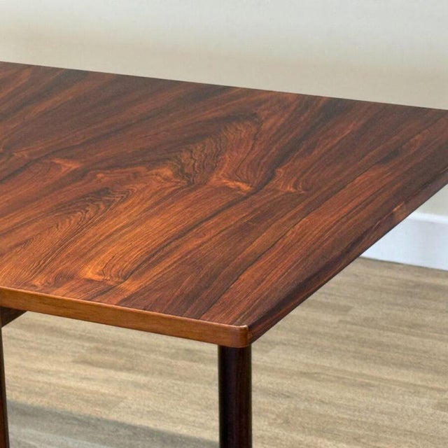 Mid-Century Walnut Dining Table and Chairs, Denmark, Set of 5 For Sale - Image 6 of 12