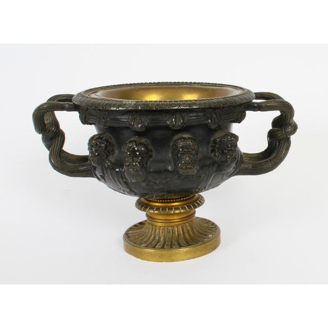 19th Century French Grand Tour Bronze & Ormolu Urn For Sale - Image 13 of 14