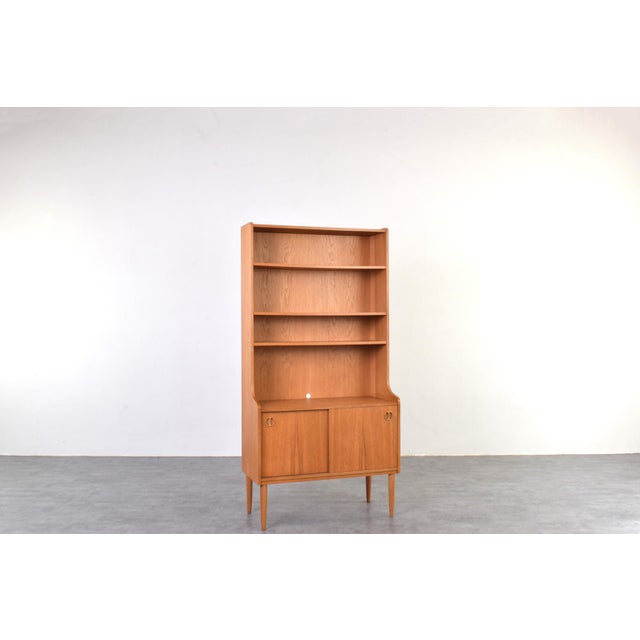 Mid-Century Modern Mid-Century Modern Danish Oak Bookcase, 1960s For Sale - Image 3 of 15