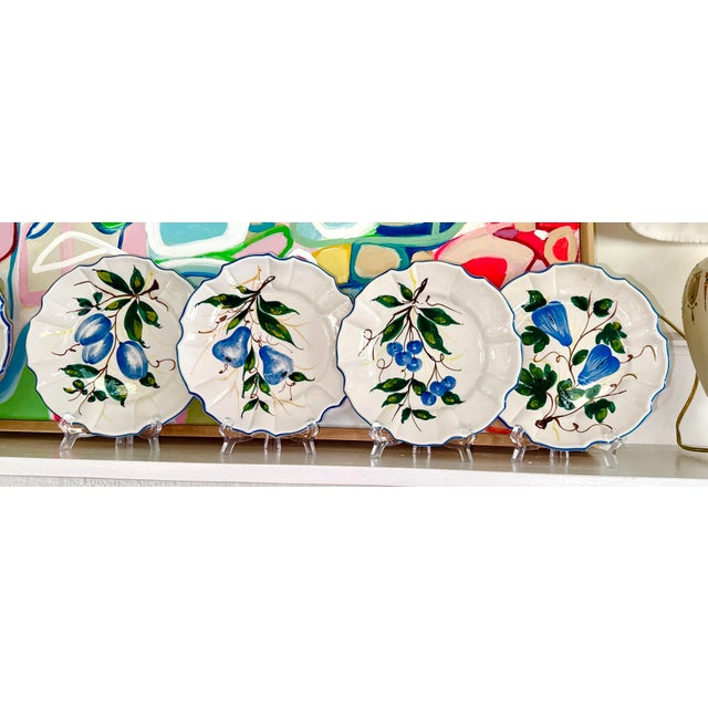 Late 20th Century Italian Faience Plates — Set of 12 For Sale - Image 5 of 10