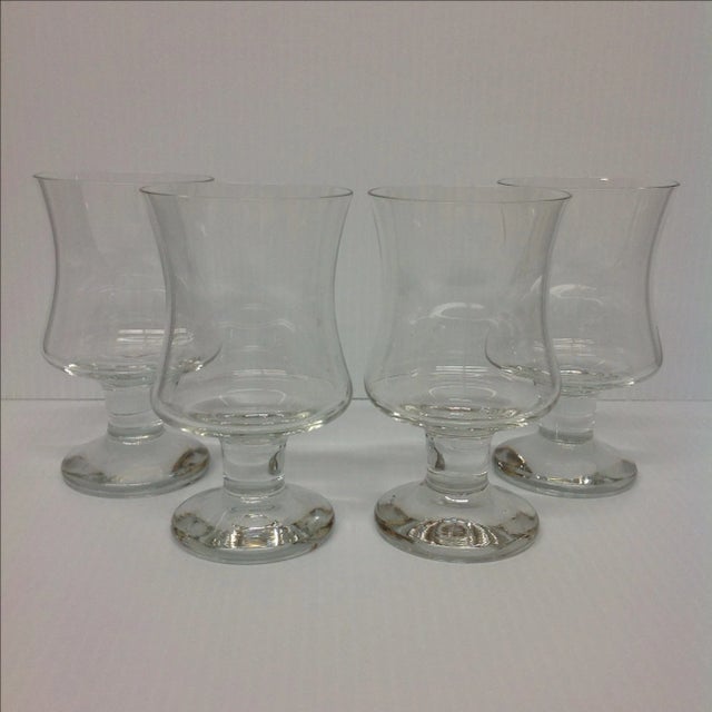 Set of Four Holmgaard Sweden Footed Snifters. Lovely!