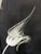 Vintage Murano Glass Lily Table Lamp. Excellent original condition from late 1970's. This is a very elegant lamp with a...