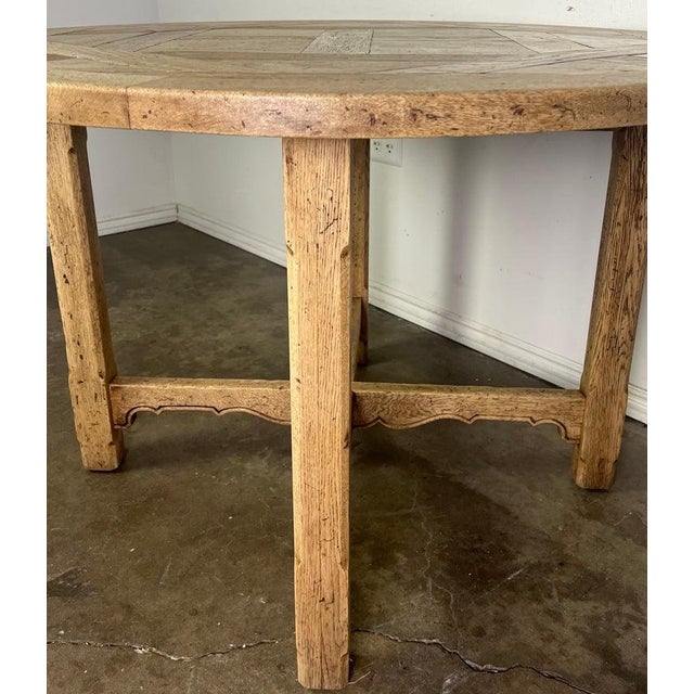 19th C. English Marquetry Top Table For Sale - Image 10 of 16