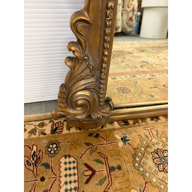 Gold Anthropologie Gleaming Primrose Floor Mirror, Gold For Sale - Image 8 of 12
