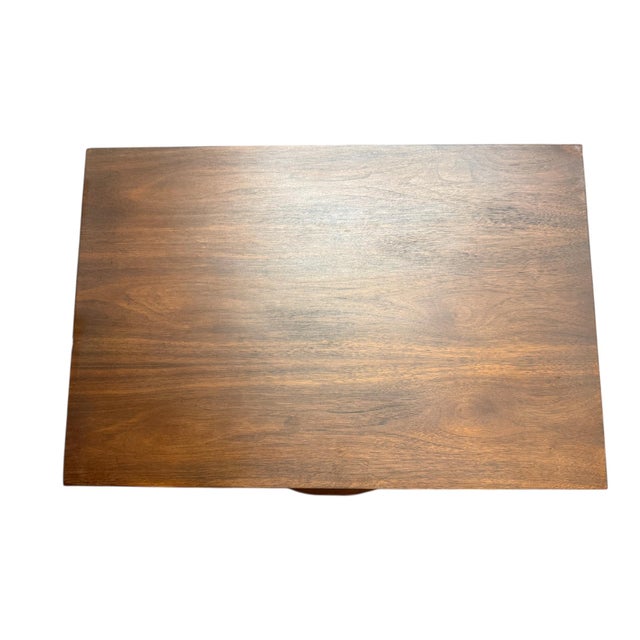 1960s 1960s Nightstand Two Drawer Walnut Harmony House For Sale - Image 5 of 8