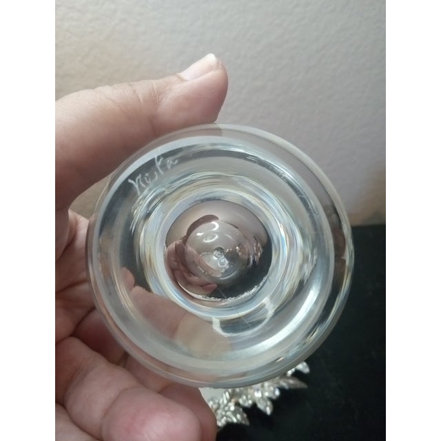 Stunning Signed Kosta Boda Poland Sommerso Oil Lamp Paperweight For Sale In Dallas - Image 6 of 6