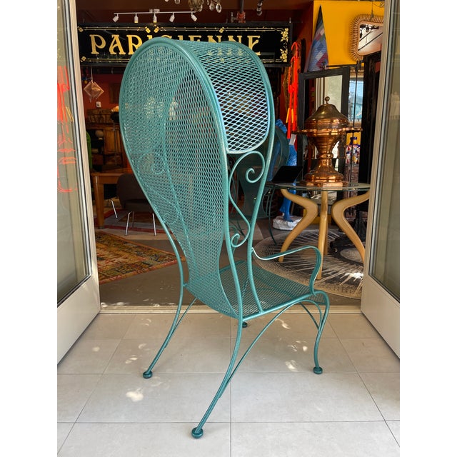 Russell Woodard Exquisite Pair of Woodard Chairs Circa 1960s For Sale - Image 4 of 9