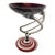 Hand Blown Amethyst “Jellyfish” Polish Art Glass Centerpiece Bowl - Attributed Jozefina Krosno For Sale