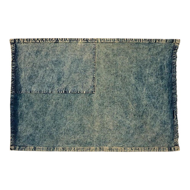 Sterling Ruby, Sterling Ruby American Flag Denim Chianti Flag Tapestry Wall Hanging Pop Art, 2015 For Sale