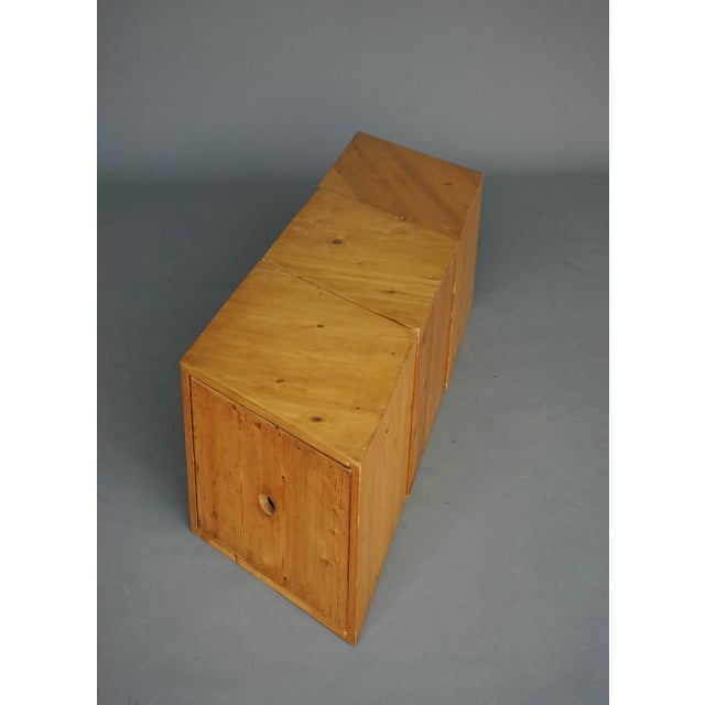 Brown Multifunctional Children's Block Seating Unit, 1970s, Set of 5 For Sale - Image 8 of 14