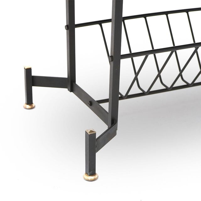 Coffee Table with Magazine Rack, 1950s For Sale - Image 9 of 13