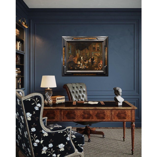 After Gerard Thomas, The Artist's Studio, 1700, Oil on Canvas For Sale - Image 12 of 14