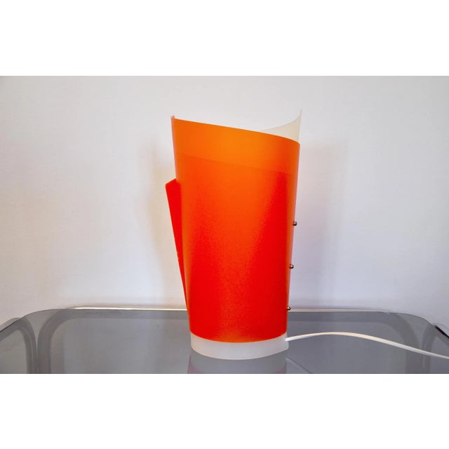 Red Table Lamp by Samuel Parker for Slamp, 1980s For Sale - Image 8 of 8