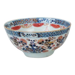 Chinese Export Imari Porcelain Bowl For Sale