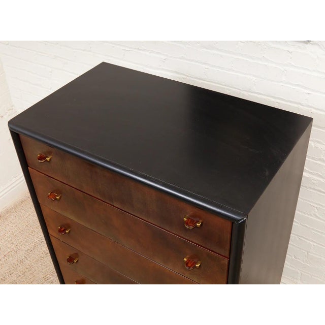 Art Deco Mid 20th Century Henredon Highboy For Sale - Image 3 of 11