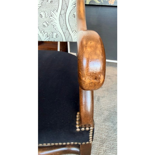 19th Century 19th Century French Os De Mouton (Mutton Bone) Arm Chairs - A Pair For Sale - Image 5 of 7
