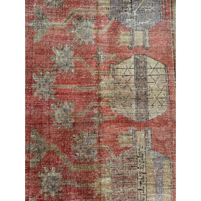 19th-Century Tribal Khotan Samarkand Rug For Sale - Image 4 of 5
