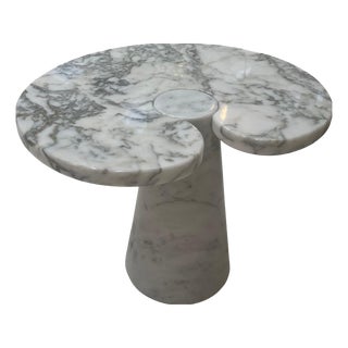 Mid-Century Modern Italian Eros Series Marble Side Table by Angelo Mangiarotti for Skipper, 1970 For Sale
