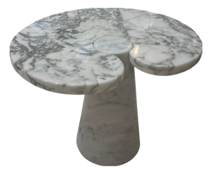 Mid-Century Modern Italian Eros Series Marble Side Table by Angelo Mangiarotti for Skipper, 1970
