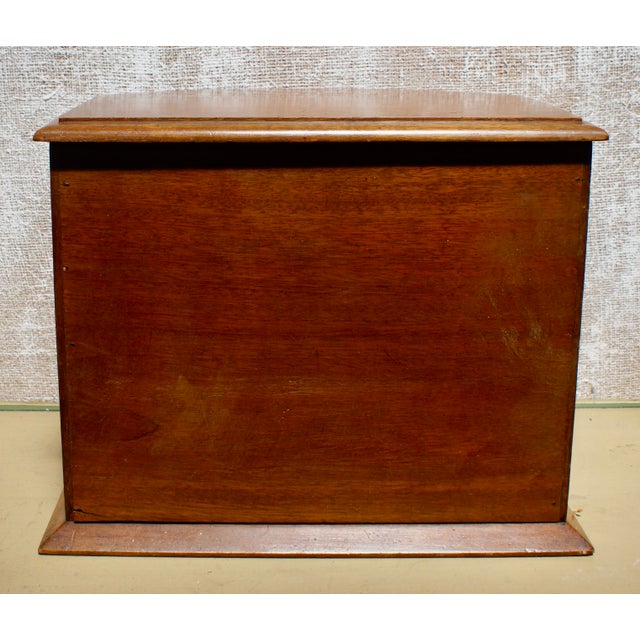 Victorian Oak Telegram Box, 1900s For Sale - Image 6 of 7