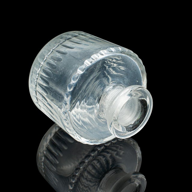 Glass Antique Perfume Bottle, English, Glass Scent Dispenser, Early Victorian, c.1850 For Sale - Image 7 of 10
