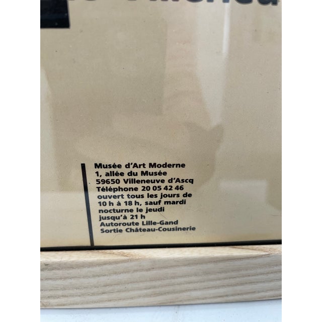 Modern Vintage 1990 Fernand Léger French Museum Exhibition Poster, Musée D’Art Moderne For Sale - Image 3 of 7