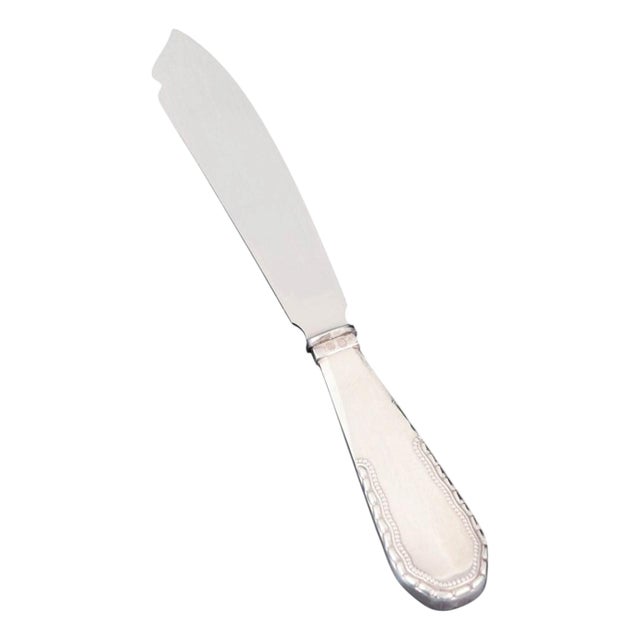 Cake Knife in Silver and Stainless Steel in Viking Pattern by Georg Jensen, 1930 For Sale