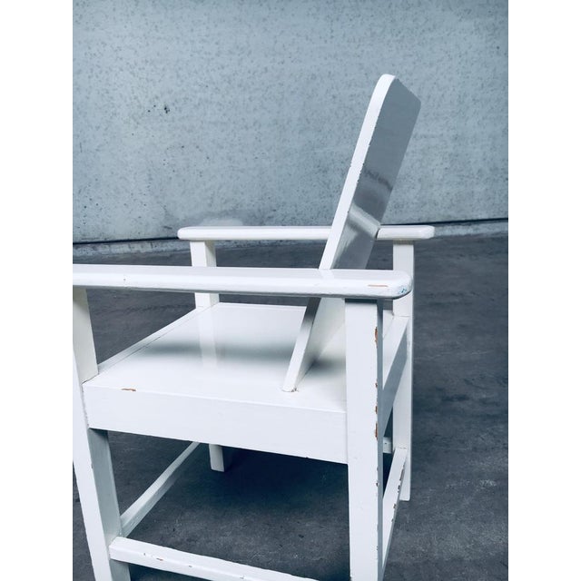 Vintage Early 20th Century Art Deco Period Handmade handcrafted Childs Size Arm Chair set of 2. Made in Belgium, 1920's....