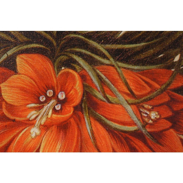 Wood 2 Large Botanical Prints Fruit Stem Indian Fig & Crown Imperial Fritillary For Sale - Image 7 of 12