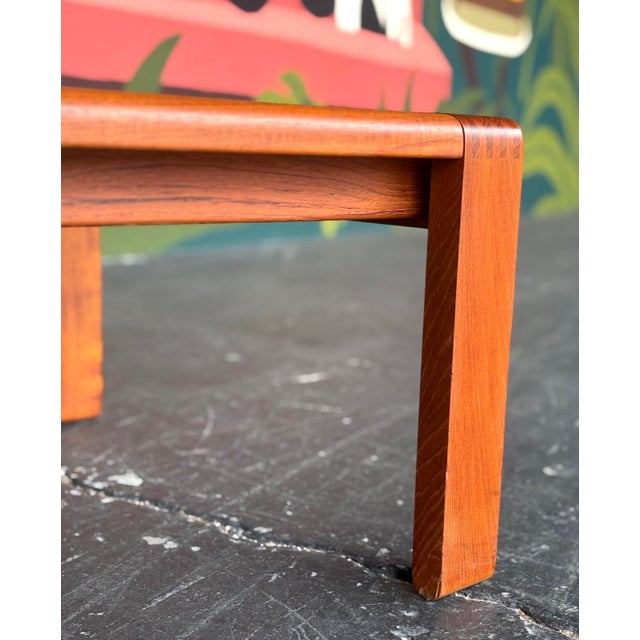 D-Scan Danish Teak D-Scan Coffee Table For Sale - Image 4 of 10