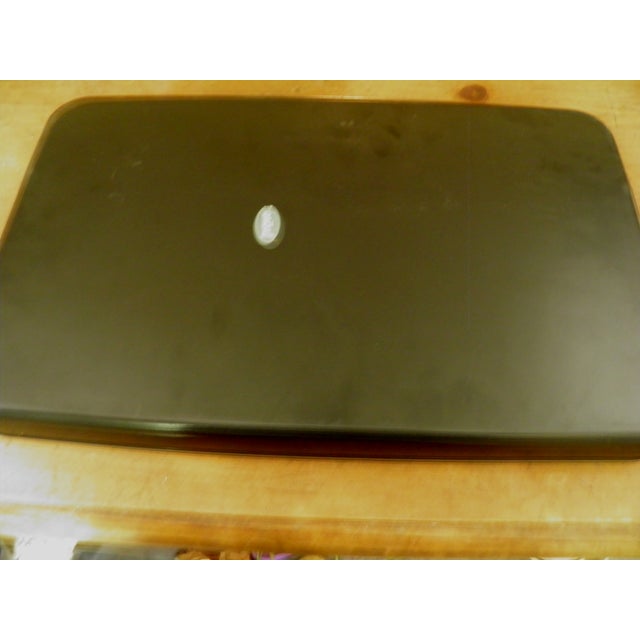 Vintage Toyo Japanese Lacquered Set of 3 Nesting Trays Cherry Blossoms For Sale In Wichita - Image 6 of 8