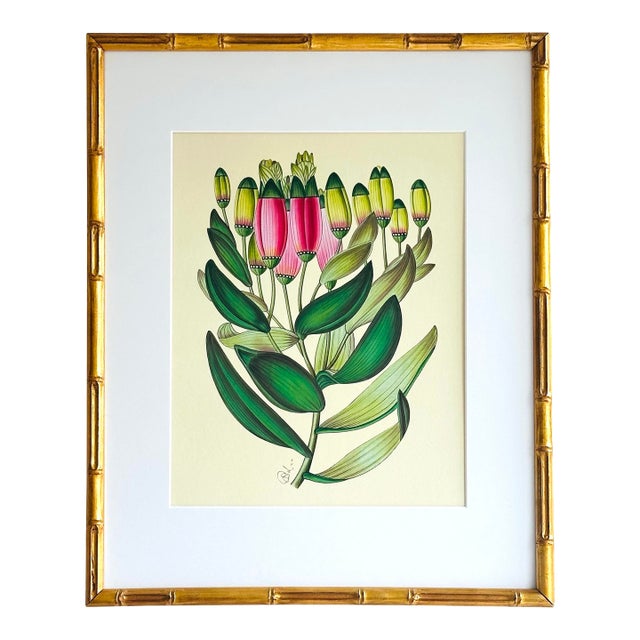 Large Original Hand-Painted Floral Painting For Sale