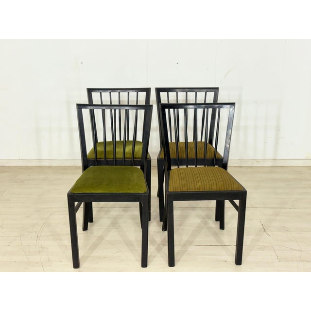 Wood Vintage Chairs, 1960s, Set of 4 For Sale - Image 7 of 14