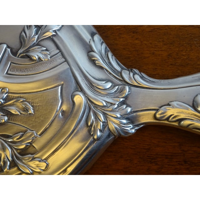 Silver Hand Mirror, 1890s For Sale - Image 18 of 18