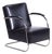 Bauhaus Lounge Chair in Leather from Mücke Melder, Czechia, 1930s For Sale