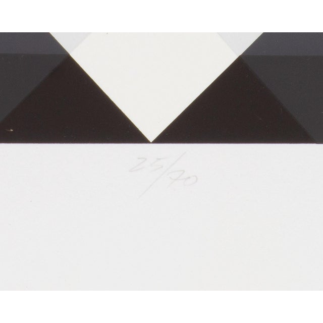 Abstract “Prizma Iii” Op Art Serigraph Print by Marko Spalatin For Sale - Image 3 of 8