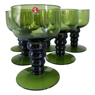 Mid-Century Scandinavian Remmari Wine Glasses from Iittala, Finland, 1970s, Set of 6 For Sale