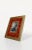 Italian Picture Frame in Gilded Aluminum and Faux Burl Formica in the style of Mascagni, 1970s For Sale - Image 14 of 17