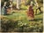 Belle Epoque Watercolor of 18th-Century Courtiers Playing Shuttlecock Game For Sale - Image 4 of 7